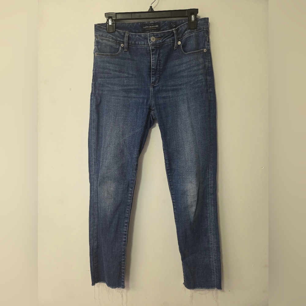 Lucky Brand Hayden Skinny High Waisted Blue Jeans